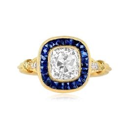 18k Yellow Gold and 1.36ct Diamond Spruce Ring 12771