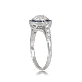 Old European Diamond and Sapphire Ring - Perth Ring 12966