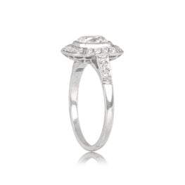 Diamond Engagement Ring Sharptown Ring Top Side View 12991