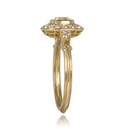 Antique Cushion Cut Diamond Engagement Ring - Malta Ring 13052 TSV