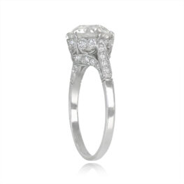 old European cut diamond ring Normandy ring 13451-TSV-1000PX