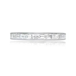 Baguette Cut Diamond Band Murcia Band Top View