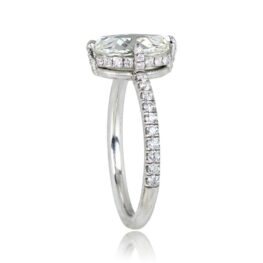 Rose Cut Diamond Solitaire Engagement Ring - Norwell Ring 13703 TVS