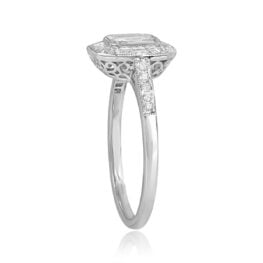 0.54 carat Diamond Emerald-Cut Engagement Eastgate Ring 13738