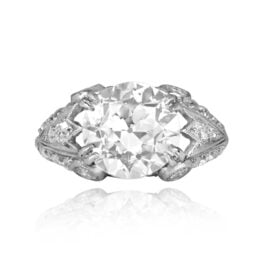 4.22ct Old European Cut Diamond Ring - Devon Ring 14035 TV
