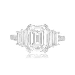 2.50 Carat Diamond Engagement Ring Piccadilly Ring Top View 14206