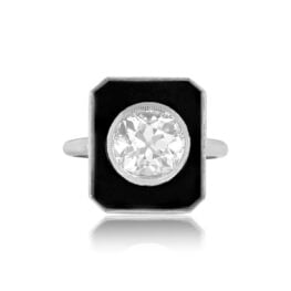 ring with onyx circa 1920