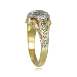 Vintage 14k White on Yellow Gold Ring - Andover Ring 14510 TSV