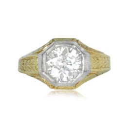 Retro Era 1.93ct Old European Diamond Ring - Andover Ring 14510 TV