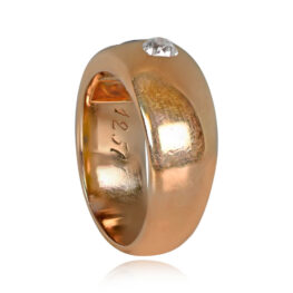 Sapphire Diamond Three Stone Gypsy Ring - Arezza Ring 14519 TSV