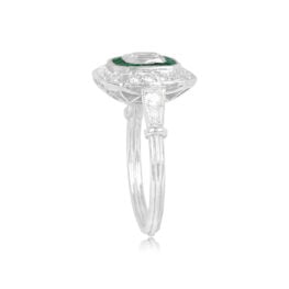 GIA Certified Asscher Cut Diamond Ring - Neston Ring 14580 TSV