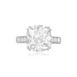 Top View 5.19 carat Diamond Engagement Ring Glenridge Ring 14672