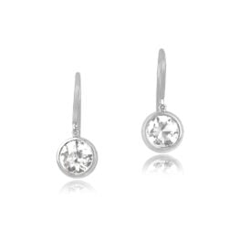 Old European Cut Diamond and Platinum Earrings Tulita Earrings 14692