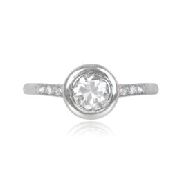 Round brilliant cut Diamond ring Worcester ring 14712-TV-1000PX