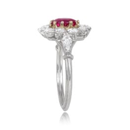 oval cut ruby and diamond ring 14742-TSV-1000PX Durbin ring