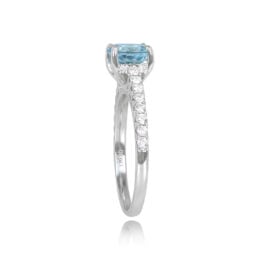 prong set round aquamarine cut ring 14767-TSV-1000PX Summerset ring