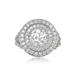 2.04ct Diamond and Double Halo Jayton Ring 15071