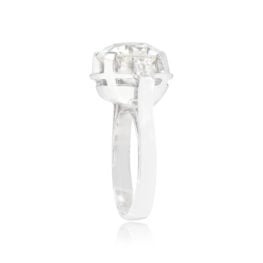 Top Side View 4.30 carat Diamond Engagement Ring Snow Lake Ring 15073