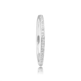 platinum band featuring eternity style diamonds 1.44mm width Hurlock Eternity Band 15386