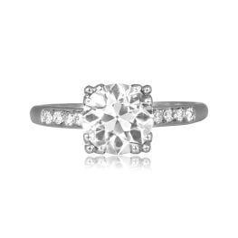 Antique Art Deco Era GIA 2.01ct Olney Ring, Circa 1920 15459