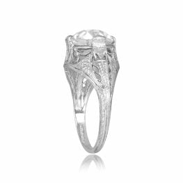 Art Deco era GIA 3.08 carat Diamond Wanette Ring, Circa 1925 15689vb