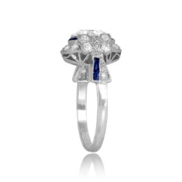 Edwardian Diamond and Sapphire detailing Bloomsburg Ring, Circa 1910 15790