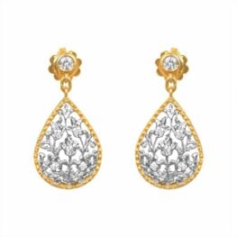 0.4 carat total diamond weight signed buccellati with floral design Buccellati Earrings 15816
