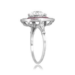 Art Deco era ring with Diamond and Ruby stones Dunbar Ring, Circa 1925 15940
