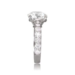 Top Side View of Alperton Ring 4 Carat Diamond Engagement Ring