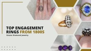 Examples of Antique Estate Rings from 1800s