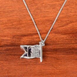 Front of 10670-2 Flag Necklace