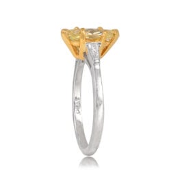 Yellow Gold on Platinum Diamond Ring - Alameda Ring