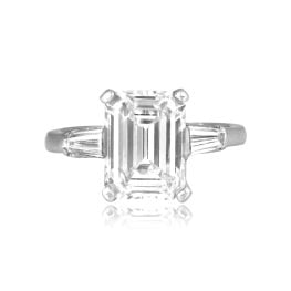 VCA 2.46 carat GIA certified emerald cut center diamond VCA Ring EURA206