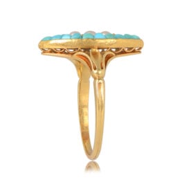 Pearl and Turquoise Antique Ring Cenon Ring 13224