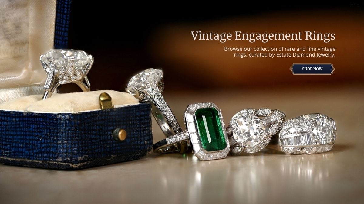 Newest Vintage Engagement Rings from EDJ Collection 