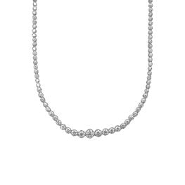11 carat total diamond line necklace made in platinum Alamosa Necklace OCT2439