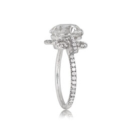 Diamond Olivette Ring Platinum Design EDJ TSV