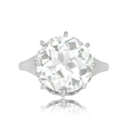 6.79ct Old European Cut Diamond Ring - Valbonne Ring RJ5152 TV