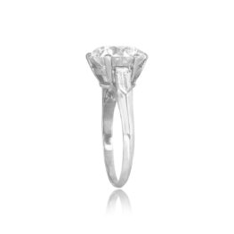 GIA Certified center old european cut diamond ring Bellamy Ring SB6221