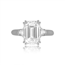 emerald cut designer ring by Harry Winston with accent stones Harry Winston Ring SB6277