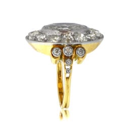 Tiverton Ring handcrafted in the style of the Edwardian era