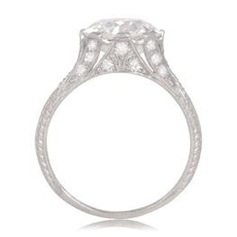 Bayard 3.50ct Diamond Antique platinum Ring SV