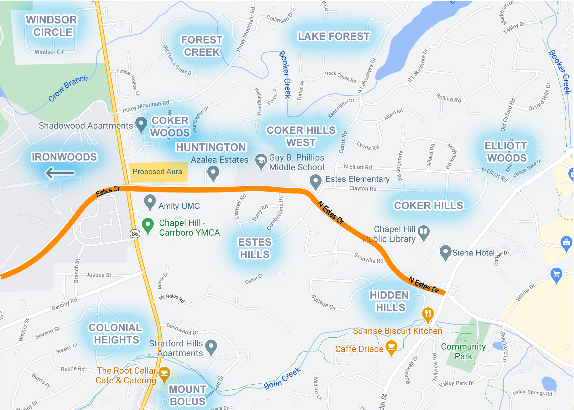 Central West Small Area Plan Estes Neighbors